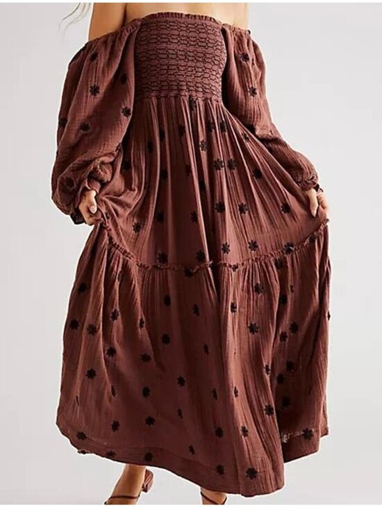 Free People Dresses & Skirts - Free People Dahlia Embroidered Maxi Dress